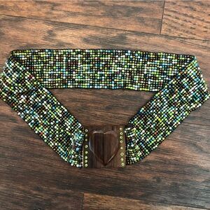 Retro Beaded belt